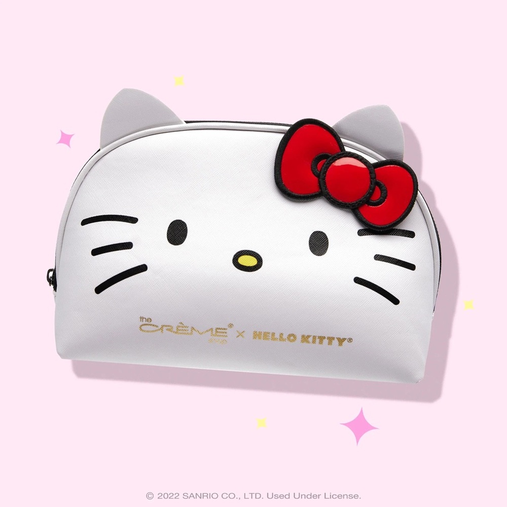 Hello Kitty x Creme Shop Cosmetic Travel Bag NEW with Tags